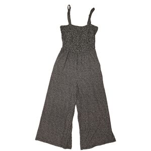Old Navy Black and White Patterned Jumpsuit